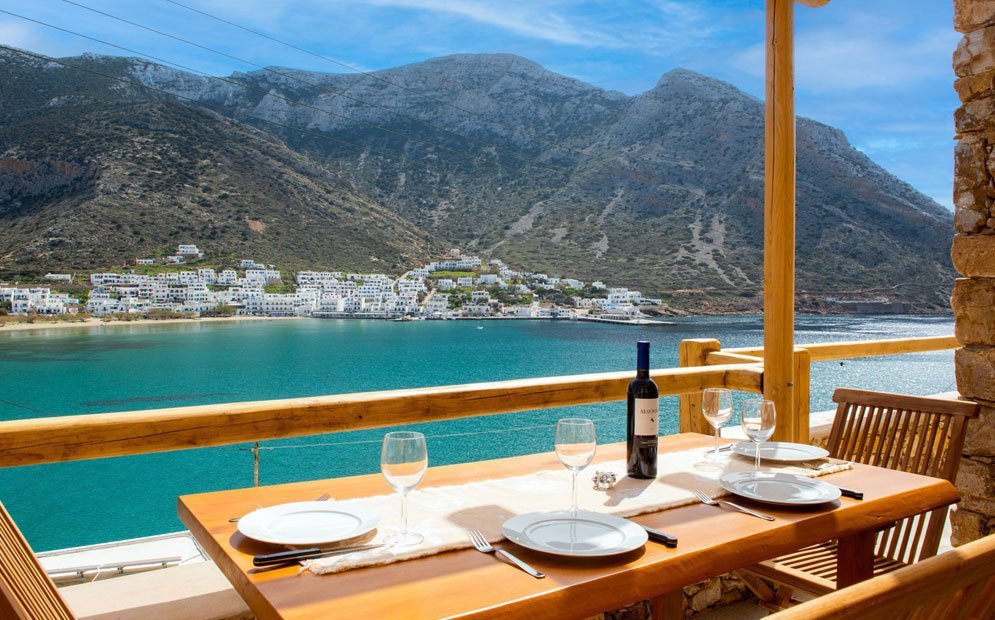 Petra 1 - Βεράντα με θέα στη θάλασσα