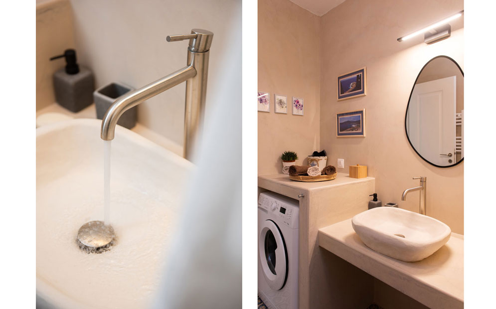 Petra 1 - Μπάνιο με πλυντήριο ρούχων