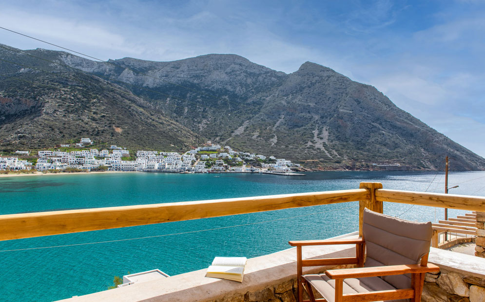 Θέα στη θάλασσα από το διαμέρισμα Petra 1 στη Σίφνο