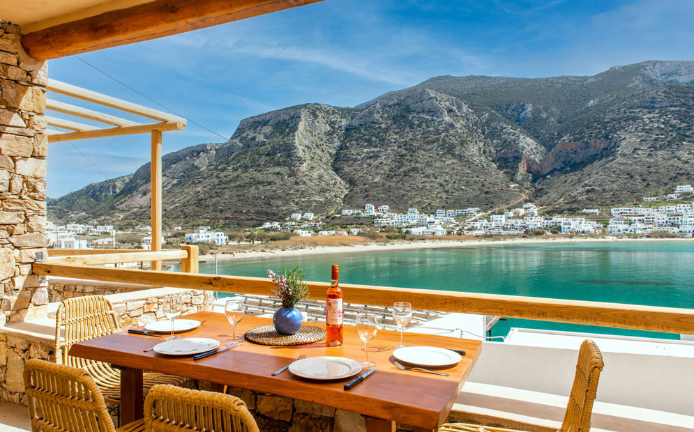 Petra 2 - Βεράντα με θέα στη θάλασσα