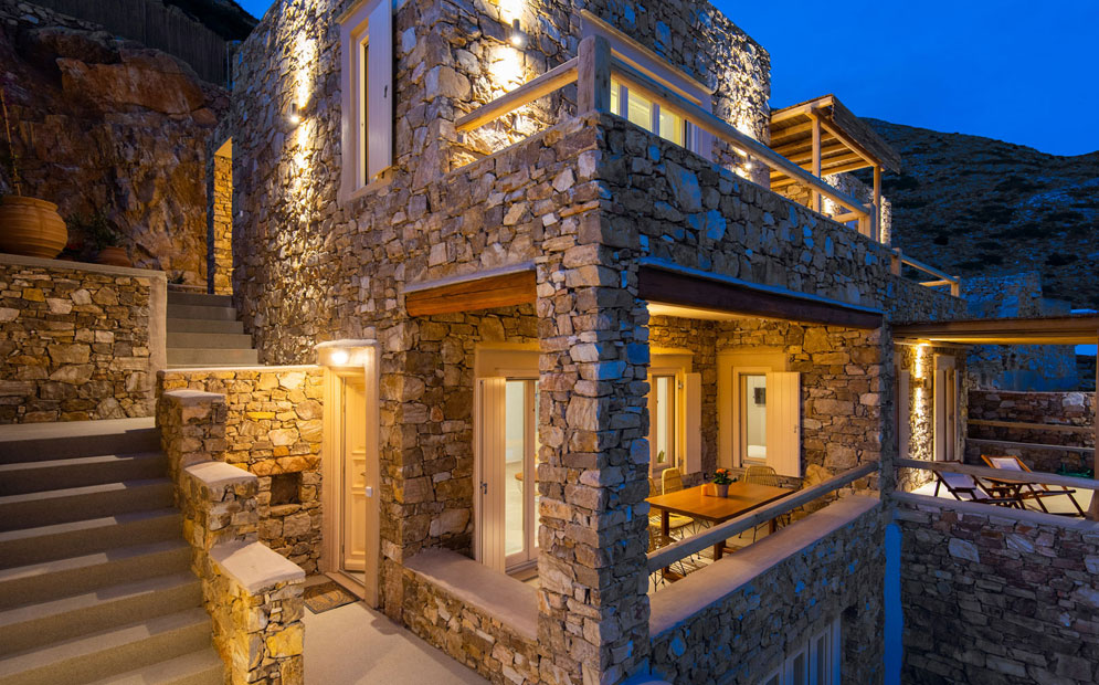 Τα διαμερίσματα Petra στις Καμάρες της Σίφνου