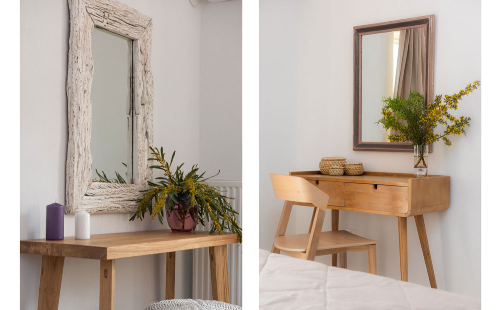 Το εσωτερικό του διαμερίσματος Petra 2 στη Σίφνο